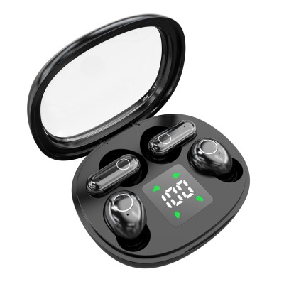 سماعات أذن لاسلكية بتصميم داخل الأذن، عازلة للضوضاء، سماعات أذن لاسلكية حقيقية مع شاشة رقمية، بلوتوث 5.4، سماعة ألعاب مناسبة للجري والتمارين الرياضية، سماعات خفيفة الوزن للياقة البدنية.